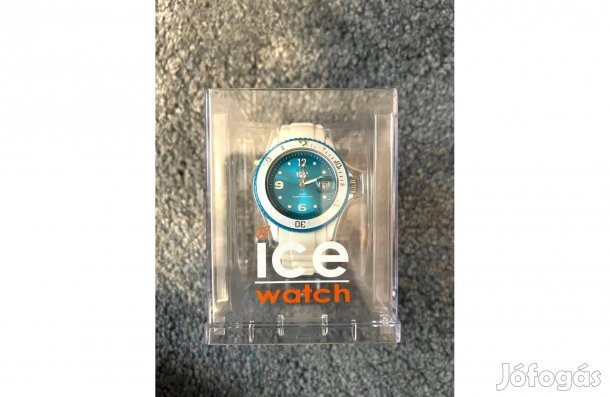 Ice-watch kvarcóra, fehér-türkiz színben