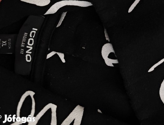 Icono sportos pamut férfi pulóver XL