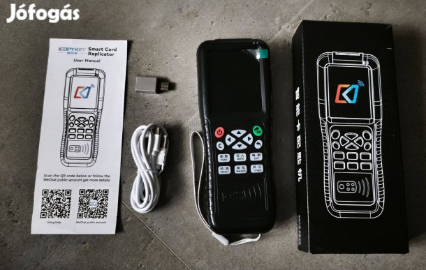 Icopy-X100 RFID/NFC kártyamásoló + 25 db-os ajándék kártyaszett - Új