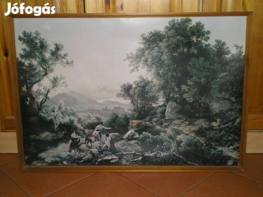 Id. Markó Károly Diana a vadászaton keretezett kép nyomat