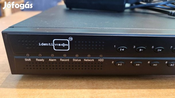Identivision 8 csatornás analóg kamera rögzítő