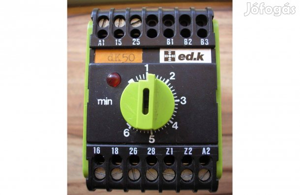 Időrelé , Telemecanique gyártmány, használt , 30 sec.-6