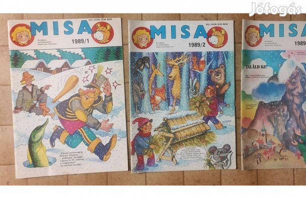 Időutazás a Misa magazin világába 1989/1,2,3 szám