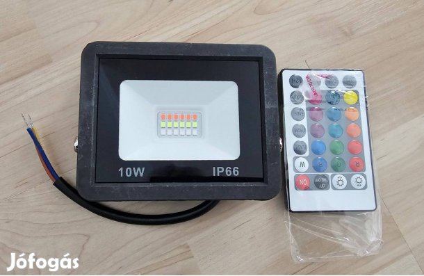 Időzíthető LED reflektor kültéri vízálló udvari lámpa távirányítóval