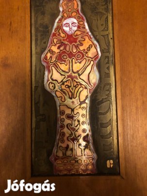 Ifj. Kátai Mihály Madonna tűzzománc