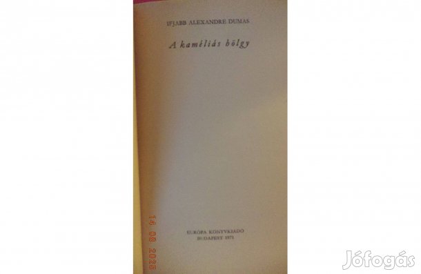 Ifjabb Alexandre Dumas: A kaméliás hölgy