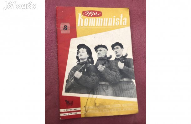 Ifjú kommunista 3. újság 1958-as 1500 Ft