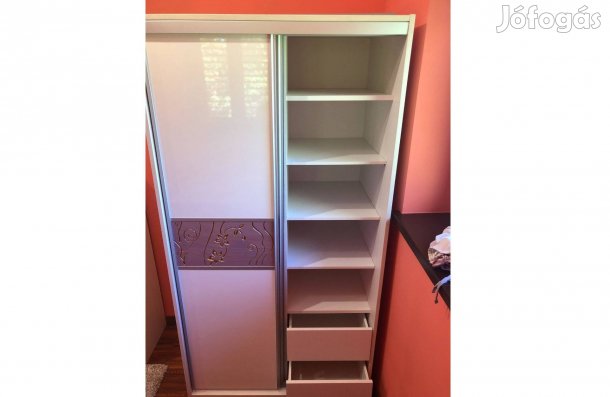 Ifjúsági bútorszett_ ágy, írószatal, gardrób, éjjeliszekrény