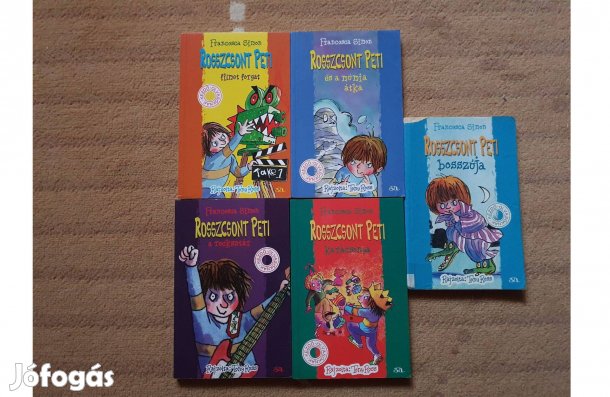 Ifjúsági könyvcsomag (2) Rosszcsont Peti könyvek (5db)