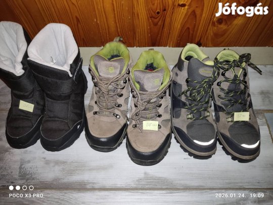 Ifjúsági magasszárú cipő, sportcipő 