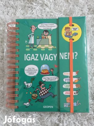 Igaz vagy nem? gyermek ismeretterjesztő könyv