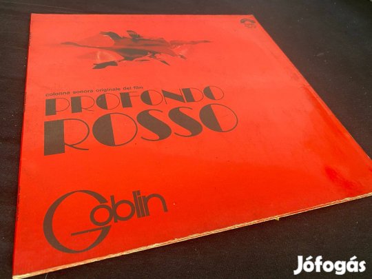 Igazi ritkaság! Goblin - Profondo Rosso LP (1975) 1. olasz kiadás!