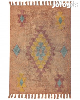 Igdir pamut szőnyeg 160 x 230 cm (narancssárga) 22088