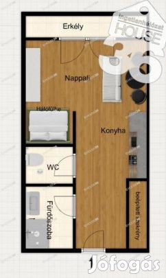 Igényes kivitelezésű - Erkélyes garzon lakás!