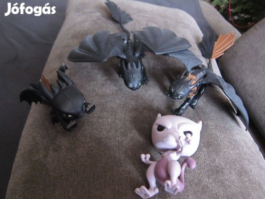 Így neveld a Sárkányod - 4db. sárkány