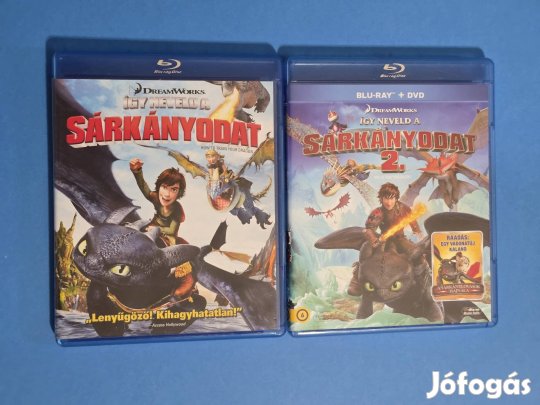 Így neveld a sárkányodat 1,2rész blu-ray