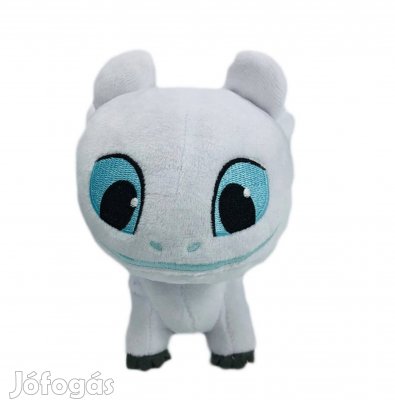 Így neveld a sárkányodat Fényfúria plüss 16cm Új Készleten számlával