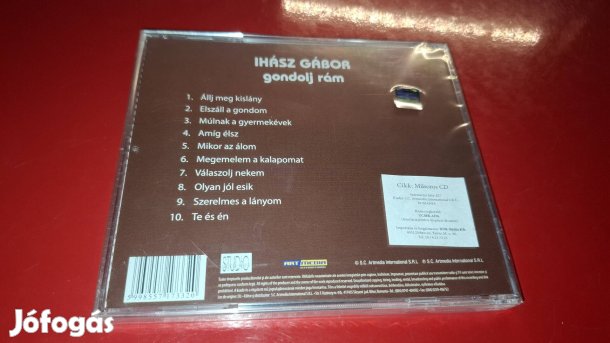 Ihász Gábor Gondolj rám Cd Új ( Romania )