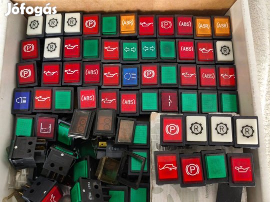 Ikarus busz visszajelző lámpák kontroll lámpák új 24V