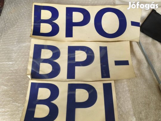 Ikarus matrica rendszám BPI BPO