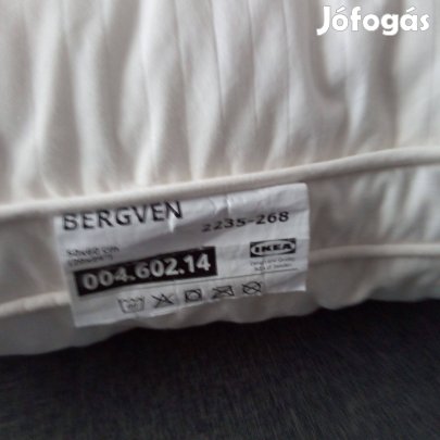 Ikea Bergven félpárna, toll-pehely töltetű új párna.50x60 cm