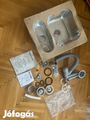 Ikea Boholmen mosogatótálca Ikea Atlant csőrendszerrel - Új