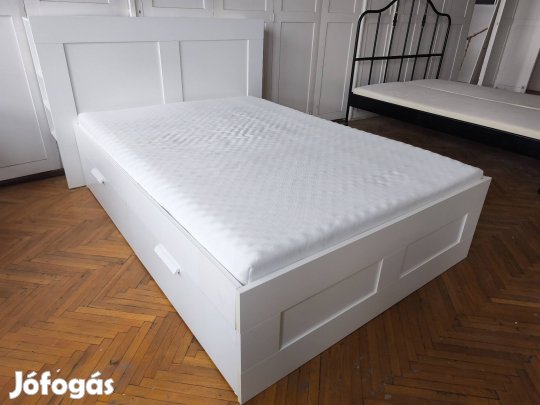 Ikea Brimnes fehér 140*200-as ágy,