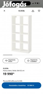 Ikea Flysta polcok 2db. 