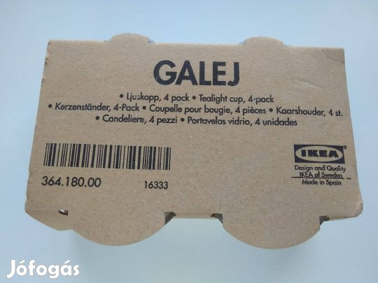 Ikea Galej tea mécses tartó 4 db 364.180.00 új bontatlan