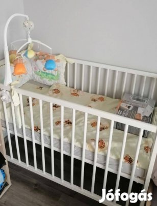 Ikea Gulliver kiságy és pelenkázó