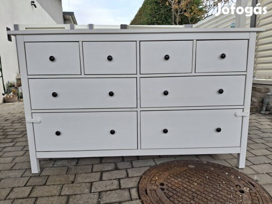 Ikea Hemnes 8 fiókos fehér komód 