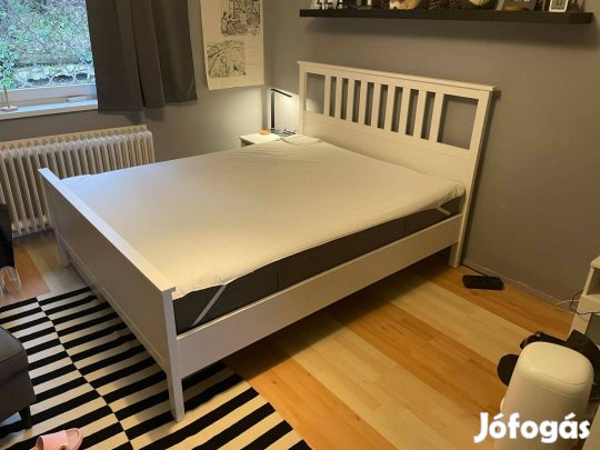 Ikea Hemnes ágy Luröy ágyráccsal, s Hövág matraccal eladó