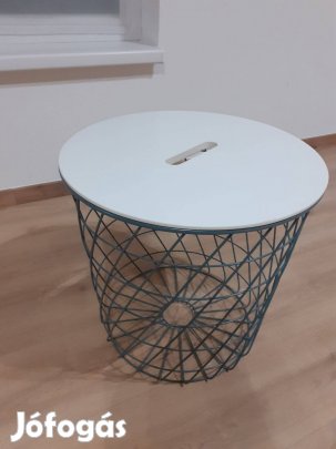 Ikea Kvistbro Tárolóasztal, fehér, 44 cm