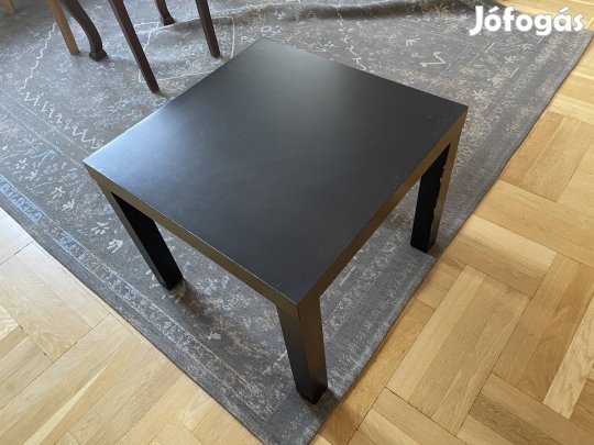 Ikea Lack kis fekete asztal