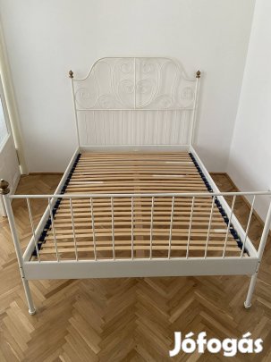 Ikea Lervik fén ágykeret ágyráccsal 140x200cm 