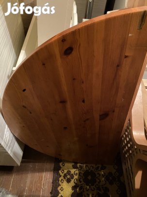 Ikea Leskvik fenyő lehajtható asztal Jokkmokk szék