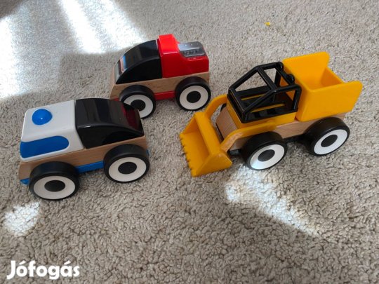 Ikea Lillabo 3 db-os kisautó játék