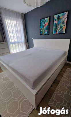 Ikea Malm 180x200-as ágy + 2 db ágy alatti fiók