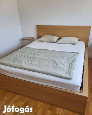 Ikea Malm 180x200-as ágy matraccal és 2 db tárolóval