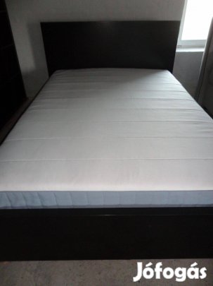 Ikea Malm ágy 140x200 fekete