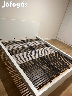 Ikea Malm franciaágy ágy Leirsund ágyrács 140x200 cm