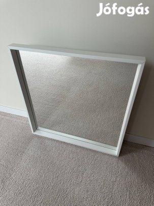 Ikea Nissedal fehér fali tükör 65x65 cm