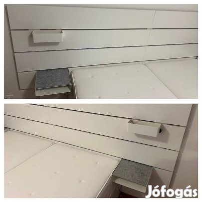 Ikea Nordli / Brimnes fejtámla és éjjeliszekrény egyben 140/160 cm