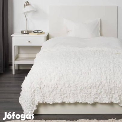 Ikea Ophelia/Ofélia rugalmas takaró, fehér színben 130 x 170 cm
