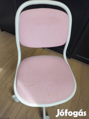 Ikea Örfjäll gyerek forgószék, rózsaszín
