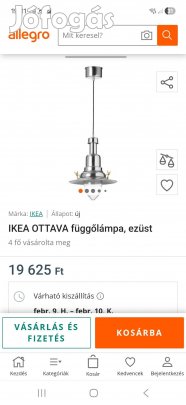 Ikea Ottava mennyezeti függőlámpa