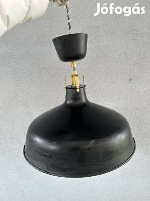 Ikea Ranarp lámpa, fekete, modern függő lámpa, mennyezeti