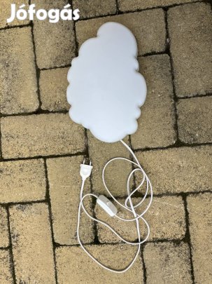 Ikea Upplyst gyerek lámpa fali lámpa fehér felhő