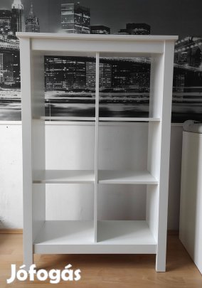 Ikea "Tomnas" fehér színű könyvespolc