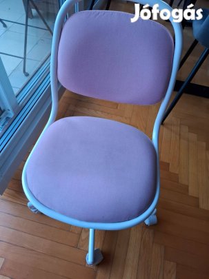 Ikea, rózsaszínű gyerek forgószék eladó